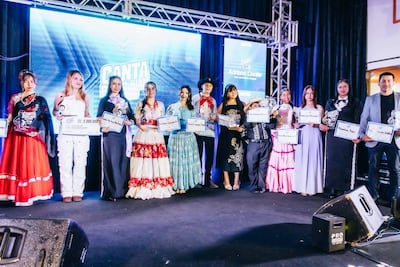 Premiación a los ganadores del Festival Canta Pedro Juan, en su XVI.