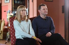Kate y Gerry McCann, durante una entrevista con la BBC, en 2017.