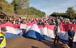 Los habitantes de Colonia 14 de Mayo marcharon para exigir medidas de seguridad en la Ruta PY08.