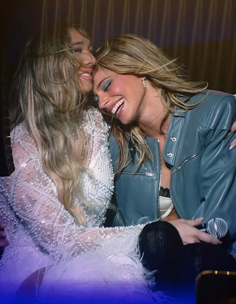 Marilina Bogado vivió momemtos únicos con su ídola Tini Stoessel. (Captura de la historia de Instagram de Marilina Bogado)