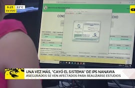 Sistema caído en IPS Nanawa