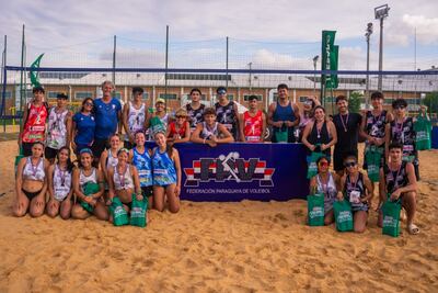 Una destacada jornada se vivió en el Circuito Nacional de vóley playa