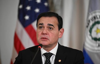 Rubén Ramírez Lezcano, canciller de Paraguay.