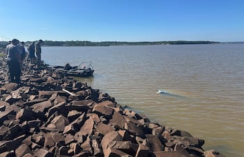 Vehículo cayó al arroyo Quiteria tras despistar de la ruta PY01 en San Juan del Paraná