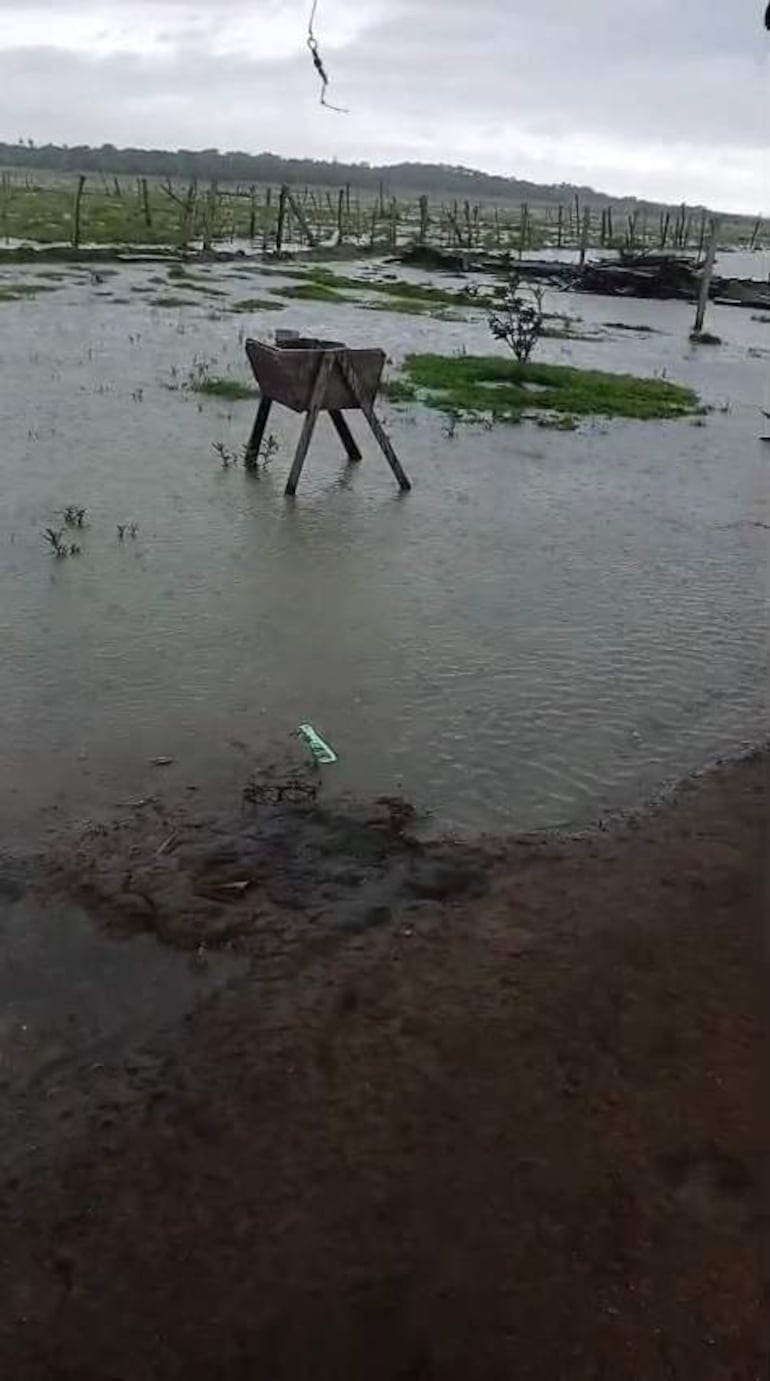 Temporal afecta a 22 familias del asentamiento Guayaki en San Ignacio Temporal afecta a 22 familias del asentamiento Guayaki en San Ignacio