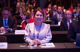 La Ministra de Turismo de Paraguay, Angie Duarte.
