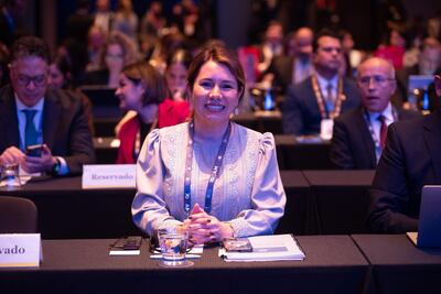 La Ministra de Turismo de Paraguay, Angie Duarte.