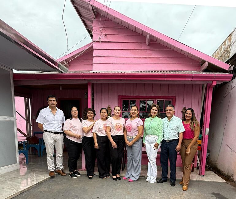 La Casita Rosada es uno de los símbolos que sintetiza los valores de la asociación solidaria.