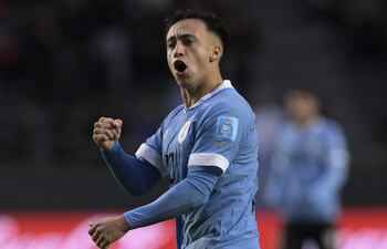 Franco González marcó ayer el gol de la victoria 1-0 para Uruguay ante Túnez.