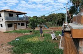 El suministro de la vivienda, que tenía una conexión directa, fue intervenido.