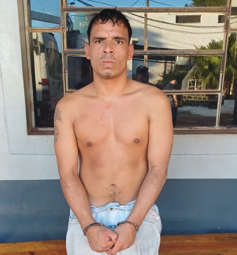 Pablo Daniel Tindel Núñez, detenido.