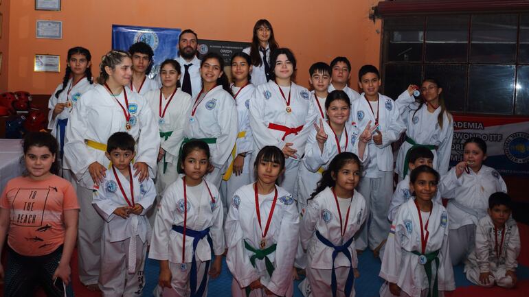 Destacados en el certamen de taekwondo.