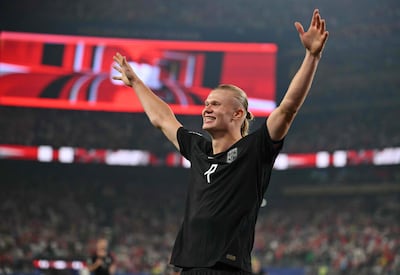 Erling Braut Haaland (26 años), delantero del Manchester City, mundialista con la selección de Noruega.
