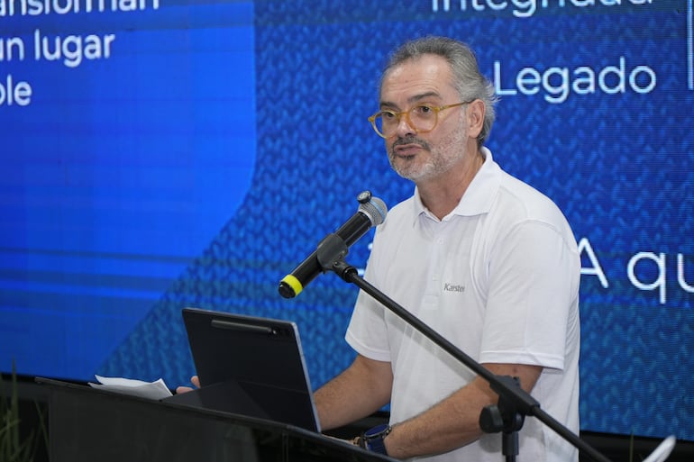 El director presidente de Karsten, Marcio Luiz Bertoldi, destacó el significado del desembarco de la empresa en Paraguay.