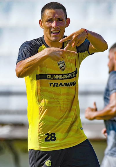 Brahian Vidal Ferreira Benítez, futbolista de Recoleta FC.