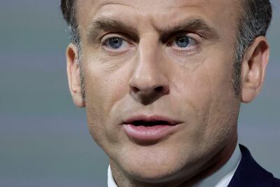 Emmanuel Macron, presidente de Francia.