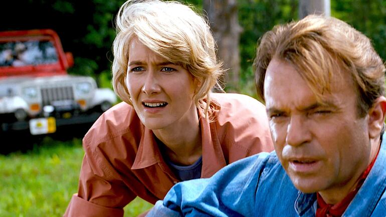 Jurassic Park película Laura Dern Sam Neill