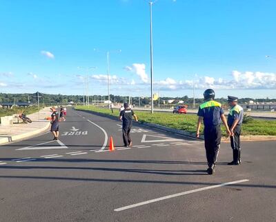 Policía Municipal de Tránsito despliega gran cantidad de agentes para la final de la Copa Sudamericana.