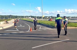 Policía Municipal de Tránsito despliega gran cantidad de agentes para la final de la Copa Sudamericana.