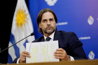 El expresidente Luis Alberto Lacalle Pou se ve comprometido en la investigación tras su salida del poder en marzo pasado.