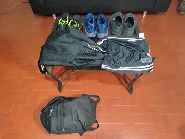 Objetos robados que fueron recuperados durante el procedimiento.