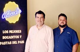 Líderes. Carlos Emilio Giménez, gerente general, y Sebastián Giménez, gerente comercial de Alberdin.