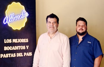 Líderes. Carlos Emilio Giménez, gerente general, y Sebastián Giménez, gerente comercial de Alberdin.