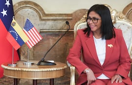 La presidenta encargada de Venezuela, Delcy Rodríguez.