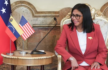 La presidenta encargada de Venezuela, Delcy Rodríguez.