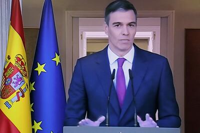 Pedro Sánchez, presidente del Gobierno español.