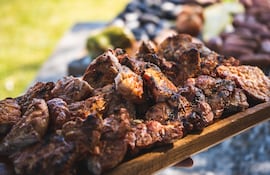 Mollejas a la parrilla.