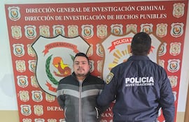 Rolando Ariel Torres Ozuna, alias "Rolo'i", detenido.