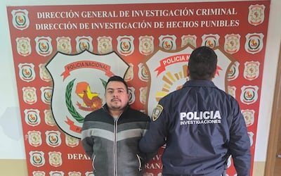 Rolando Ariel Torres Ozuna, alias "Rolo'i", detenido.
