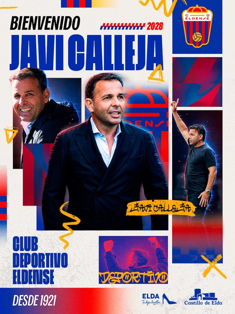 Javi Calleja es el primer entrenador de CD Eldense en la era Lionel Messi.