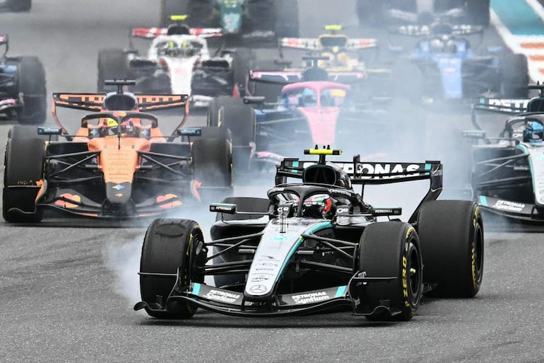 Gran trabajo de Andrea Kimi Antonelli que partió desde la "pole position" en el GP de EE.UU.. 