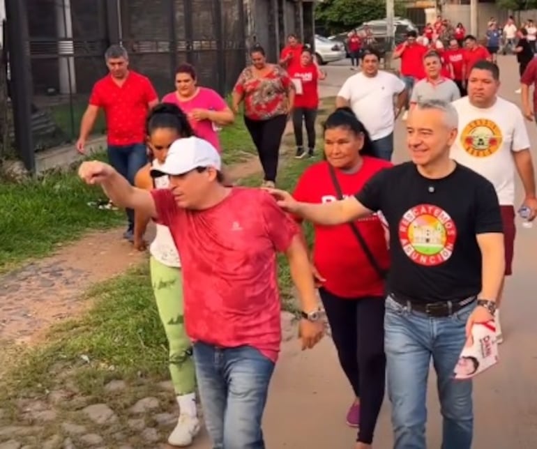 Recorrido de Dani Centurión.