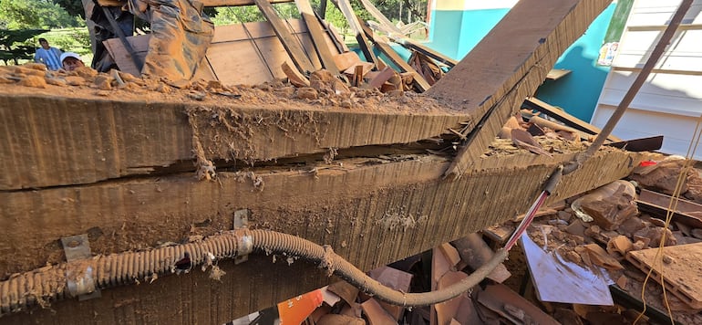 Imágenes de la escuela María Auxiliadora compartidas por el intendente intendente de Caaguazú.