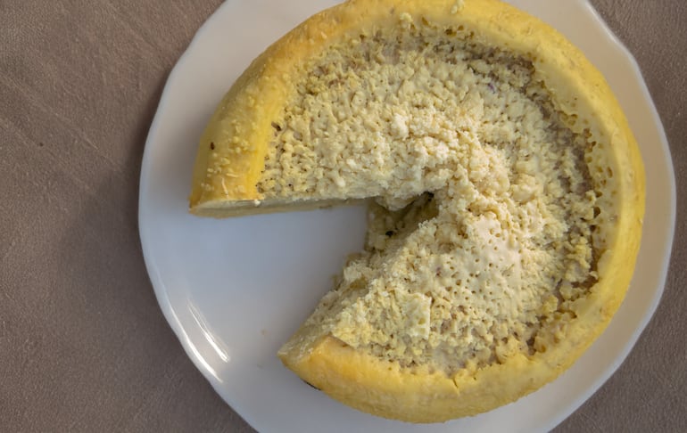 Casu marzu o queso podrido.