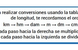 Problemas de conversión de medidas de longitud