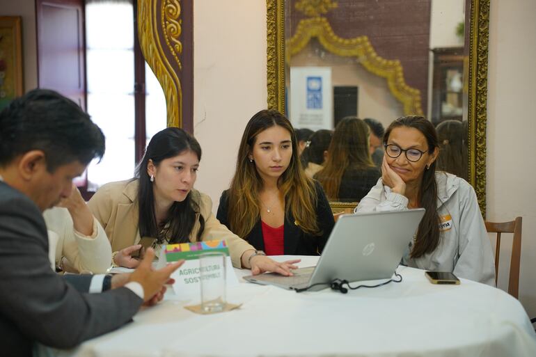 Taller sobre empleo verde, una iniciativa de PNUD, OIT, Unicef y Ministerio de Trabajo.