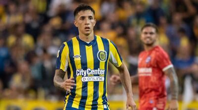 Alan Rodríguez, futbolista paraguayo de Rosario Central.