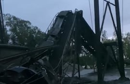 La cinta transportadora U15 de INC se desplomó