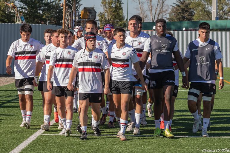 Los gemelos en el team del Toulouse del rugby francés.