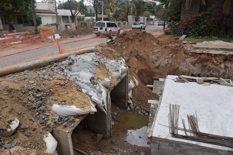 Foto Zona de Obras Augusto Roa Bastos Y Ntras Señora del Carmen