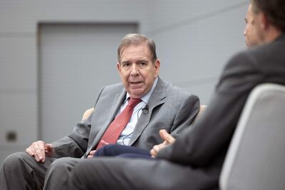 El opositor venezolano Edmundo González Urrutia, exiliado en España.