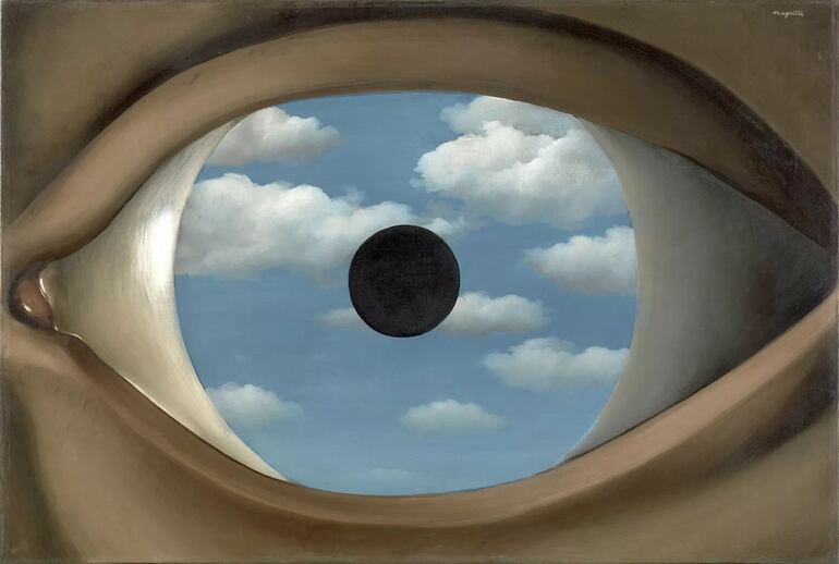 René Magritte: Le faux miroir (1928)