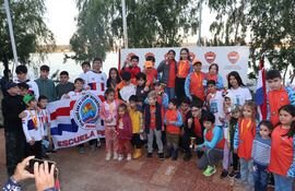 Galardonados en el concurso internacional de pesca del Sajonia.