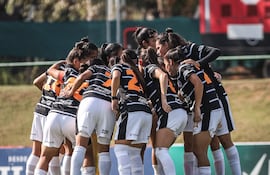 Las jugadoras de Olimpia.