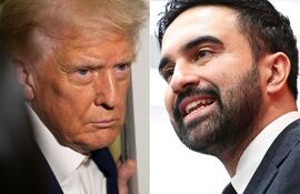 El presidente de Estados Unidos, Donald Trump (i) y el alcalde electo de Nueva York, Zohran Mamdani.