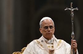 El papa León XIV. Dios no bendice las guerras y los cristianos no apoyan a quienes bombardean, dice el papa.